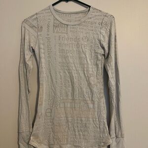 lululemon manifesto long sleeve